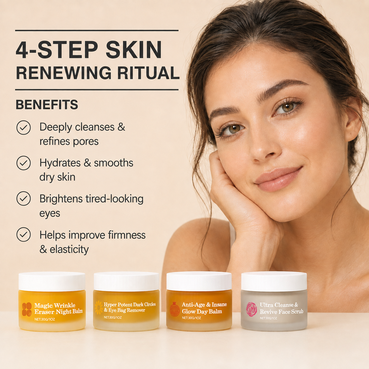 4-Step Day & Night Skincare Ritual Set